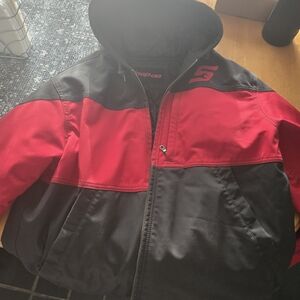 Snap-on Quilted Black Jacket